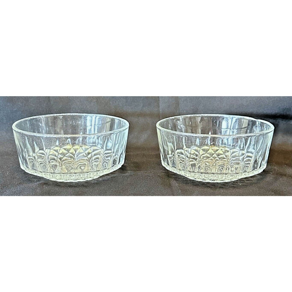 Arcoroc Starburst Crystal Vintage Bowls France-Set of 2! - Picture 1 of 7